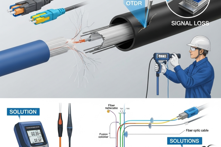 Fiber Kablo Sinyal Kaybı Çözümü 3 Fiber Kablo Sinyal Kaybı Çözümü