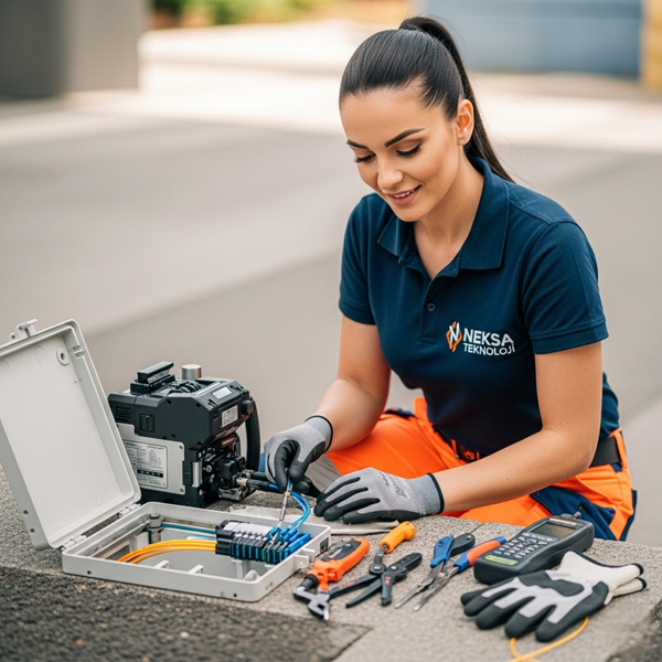 Fiber Kablo Ek Yapma 4 Fiber Kablo Ek Yapma