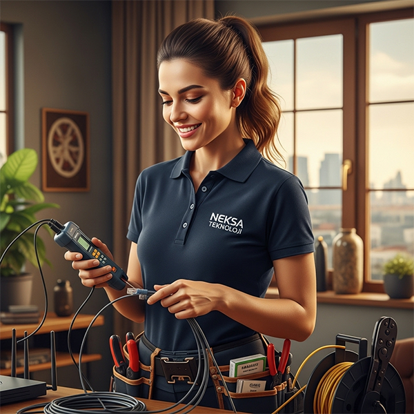 Odadan Odaya İnternet Kablosu Çekme Servisi